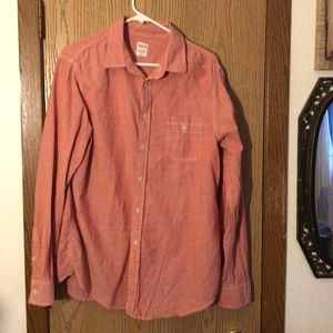 Pale red dress shirt